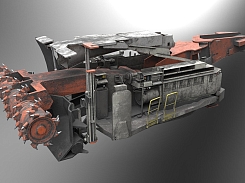 Виртуальный тренажер проходческого комбайна, проходческий комбайн